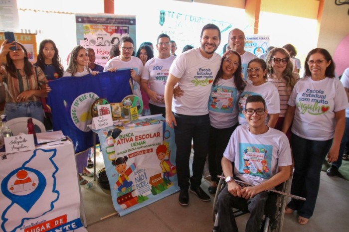 Caminhada do Dia D de Matrículas mobiliza escolas da Zona Sul de Teresina