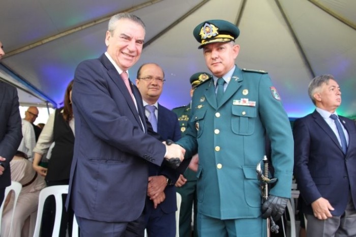 Presidente representa ALEMS em trocas de comando da Segurança Pública