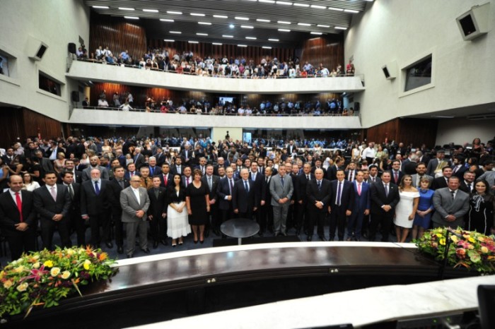 Sessão solene de posse dos deputados estaduais acontece na quarta-feira (1º) / Créditos: Sandro Nascimento/Alep