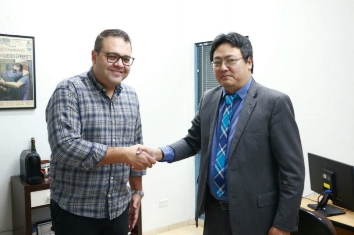 Ex-superintendente da PF em MS visita prefeito Alan Guedes