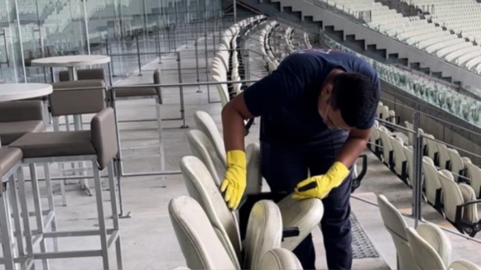 Arena Castelão segue com serviços de manutenção para o início da temporada de jogos 2023
