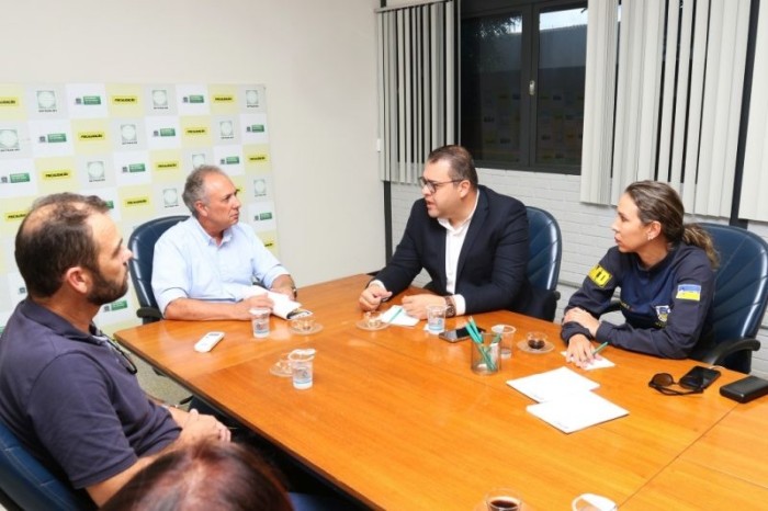 Prefeito Alan se reúne com diretor-presidente do Detran-MS para nova parceria