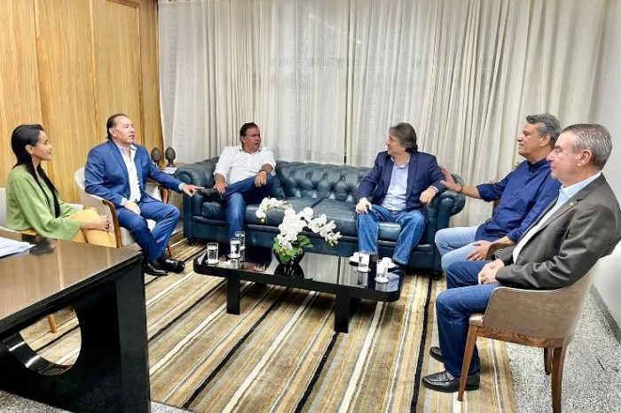 Secretários são recebidos na ALEMS e Mesa reafirma harmonia dos poderes