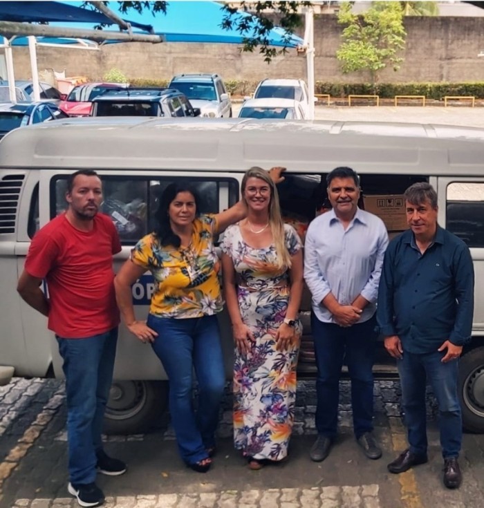 Ipem-ES doa alimentos e produtos de limpeza a instituição filantrópica de Castelo