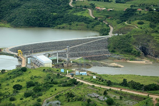 Usina hidrelétrica de Funil no rio Grande (MG) - Foto: Raylton Alves / Banco de Imagens ANA