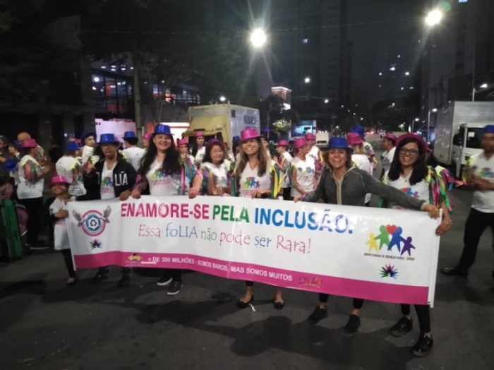 Este ano a ala será formada por 35 integrantes, entre pessoas com doenças raras, com deficiência, participantes do grupo de dança Guerreiros, formado por jovens com deficiência e seus acompanhantes. / Créditos: Divulgação