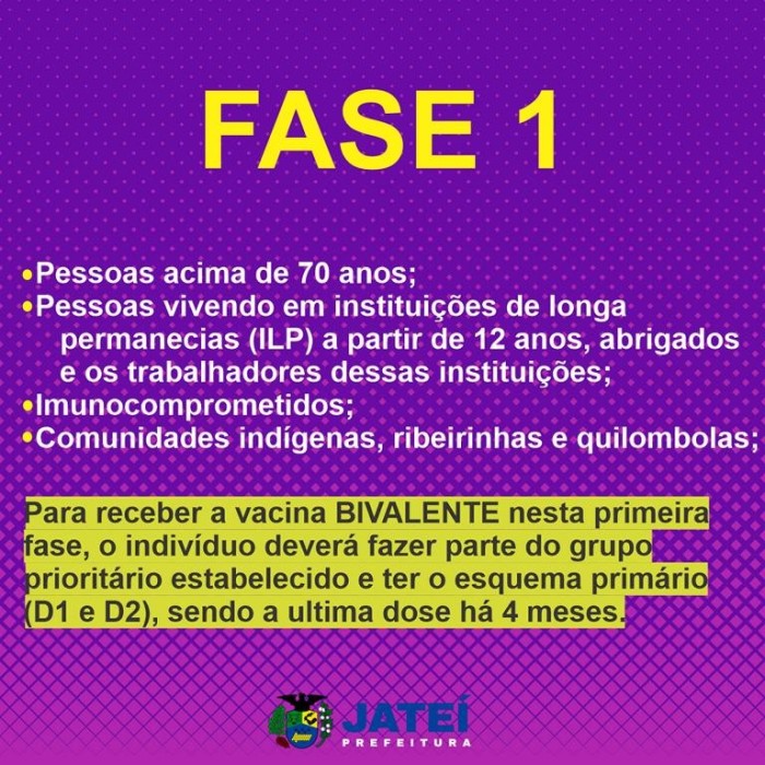 Disponível Dose reforço para crianças entre 5 e 11 anos.