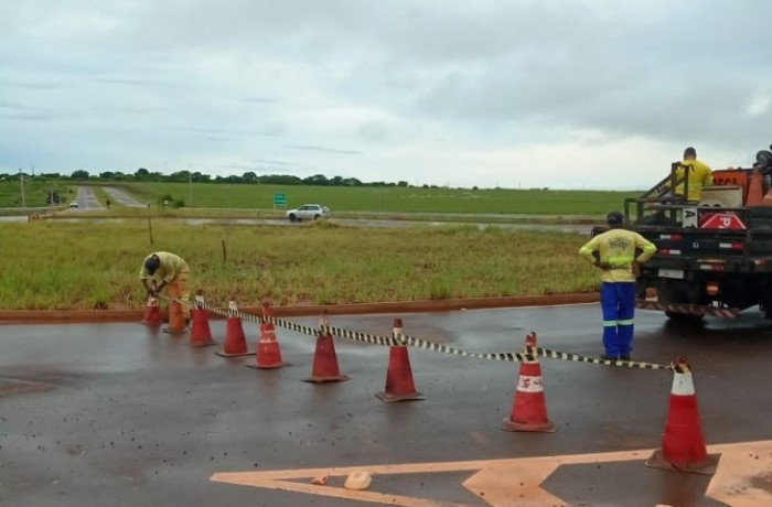 Governo contrata obra emergencial para conter erosão na MS-473 em Nova Andradina