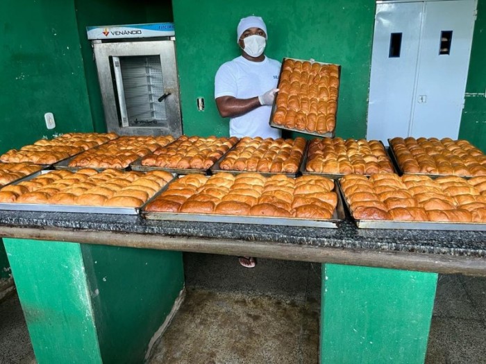 Internos da Vereda Grande em Floriano produzem mais de 15 mil pães mês na unidade penal