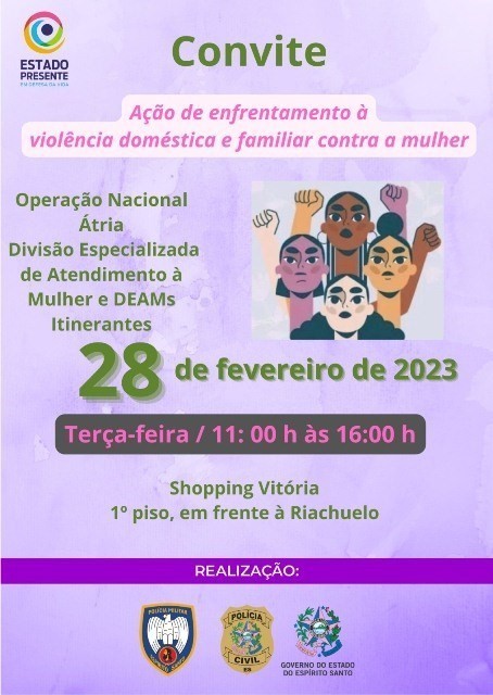 Polícia Civil realiza ação de prevenção à violência contra a Mulher