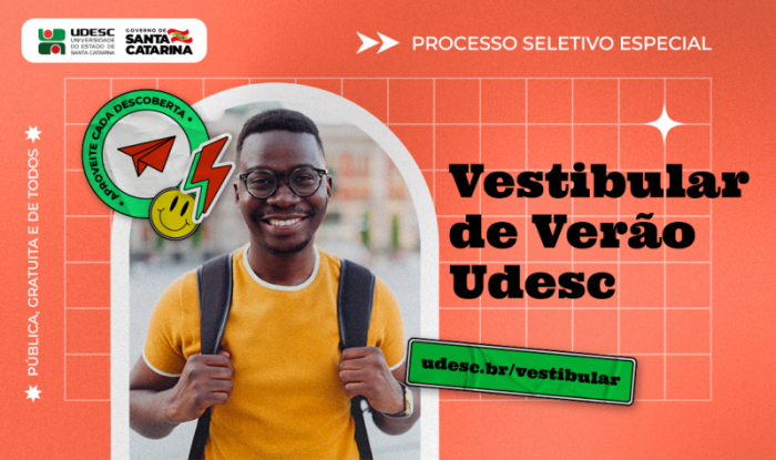 Vestibular de Verão da Udesc divulga segunda chamada e matrícula vai até terça