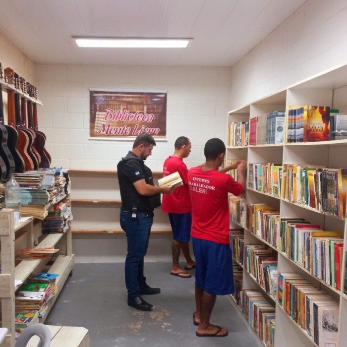Unidade prisional de Colatina tem espaço escolar revitalizado
