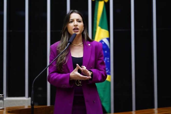 Amanda Gentil: inúmeros relatos de condições de trabalho que remetem a uma escravidão contemporânea - (Foto: Pablo Valadares/Câmara dos Deputados)