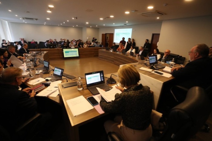 Encontro aconteceu na manhã desta terça-feira (7), no Auditório Legislativo. / Créditos: Orlando Kissner/Alep