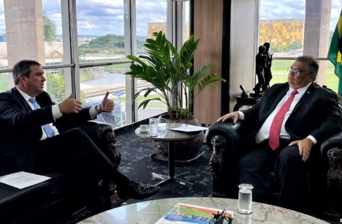 Governador e ministro da Justiça se reúnem para discutir questões de segurança de MS