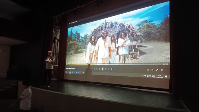 Alunos da rede estadual participam da exibição de filme sobre a Batalha do Jenipapo