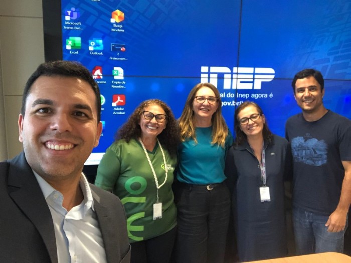 Gestores da Seduc tratam com equipe do Inep sobre realização do Censo Escolar 2023