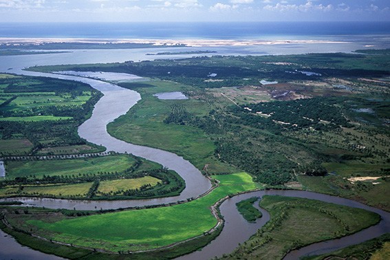 Foz do Rio São Francisco - Foto: Zig Koch / Banco de Imagens ANA