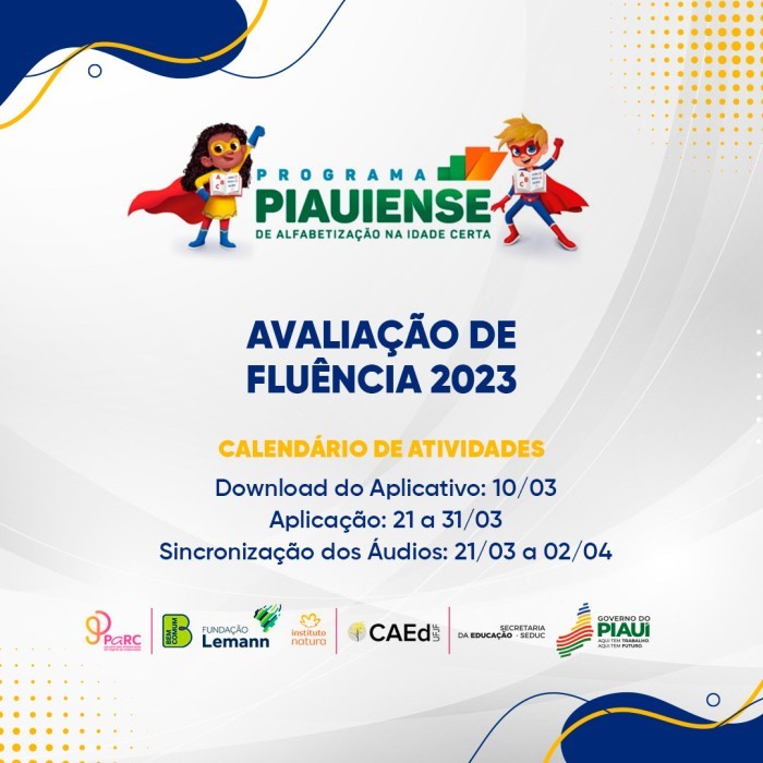 Seduc realiza Avaliação de Fluência Leitora com alunos das redes municipais e estadual