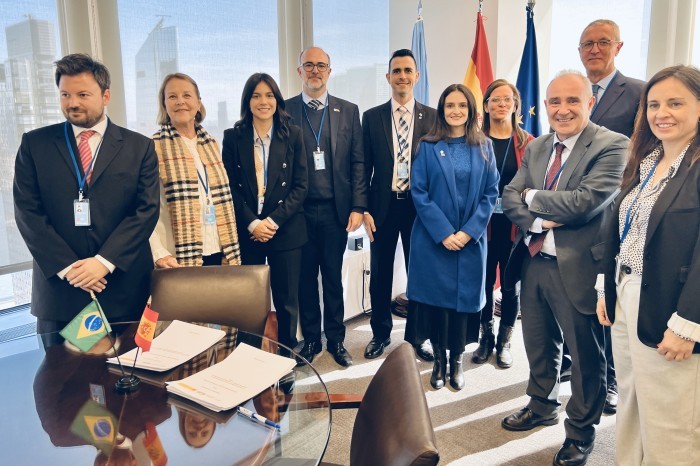 Missão da ANA em reunião para assinatura de memorando de entendimento com a Direção Geral da Água da Espanha - Foto: Whalles Zarur / Banco de Imagens ANA