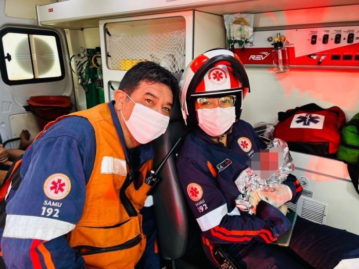 Equipe do SAMU realiza parto e bebê nasce em casa no bairro Canaã I