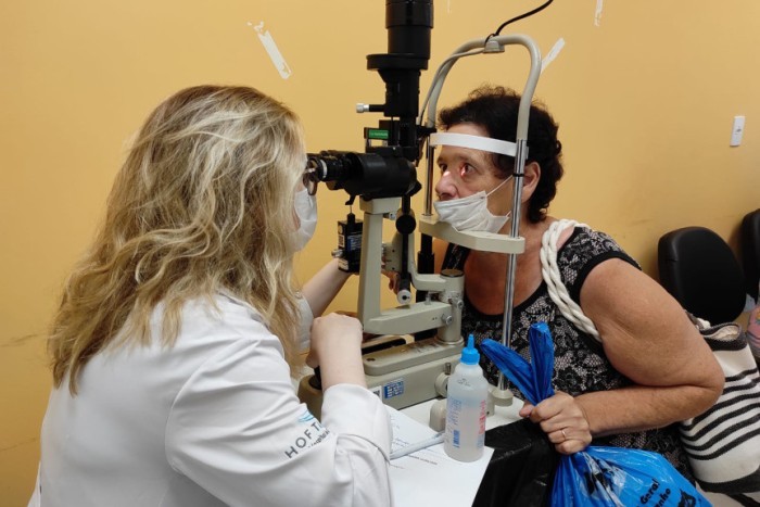 O optometrista é um profissional da área da saúde responsável pela avaliação primária da saúde ocular e por investigar anomalias visuais. / Créditos: Danilo Avanci/SESA