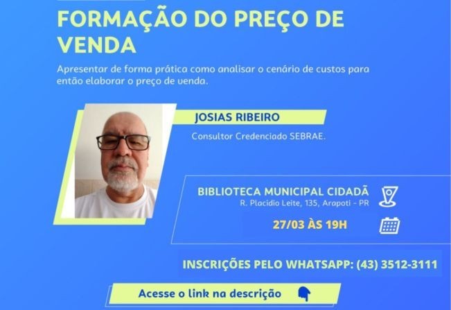 Foto: Reprodução/Prefeitura de Arapoti - PR