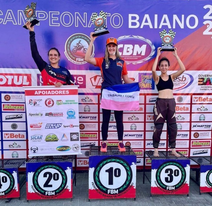 Késsia Tristão vence 1ª etapa do Campeonato Brasileiro de Enduro