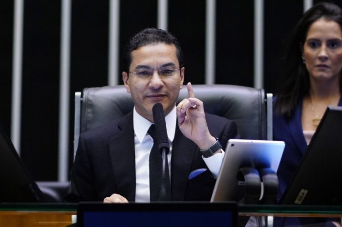 Marcos Pereira presidiu a sessão do Plenário desta terça-feira - (Foto: Pablo Valadares/Câmara dos Deputados)