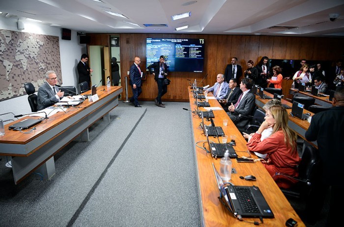 Reunião da Comissão de Relações Exteriores, em março: senadores voltam a se reunir nesta quarta - Pedro França/Agência Senado