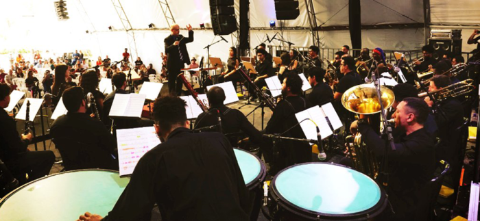 Banda Sinfônica da Fames estreia temporada com participação de alunos do programa Música na Rede 