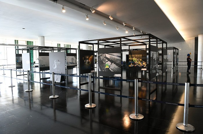 Exposição reúne 50 imagens do ataque de 8 de janeiro, clicadas por fotojornalistas que cobrem o Parlamento - Roque de Sá/Agência Senado