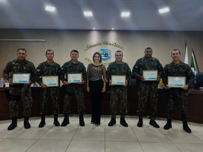 Policiais Militares Ambientais de Bonito são homenageados com moção de agradecimento pelos relevantes serviços prestados na conservação das riquezas naturais do município