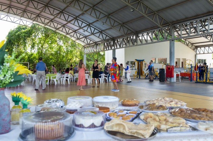 Café da manhã celebra aniversariantes do quadrimestre no Parque da Pessoa Idosa