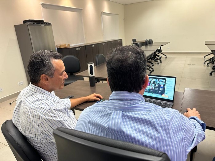 Video Monitoramento e Botão do Pânico foram apresentados hoje na reunião da Assomasul com a SED