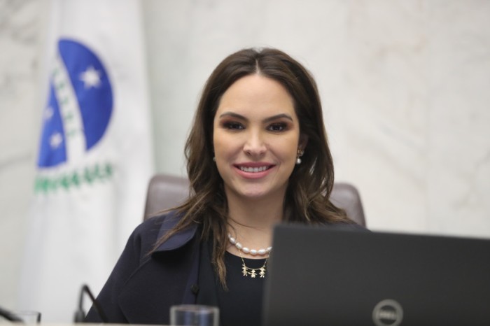 “Nosso objetivo é transformar o perfil econômico energético do Estado, atraindo mais investimentos, gerando empregos e renda e contribuindo, assim, com desenvolvimento dos paranaenses”, disse a deputada. / Créditos: Orlando Kissner/Alep