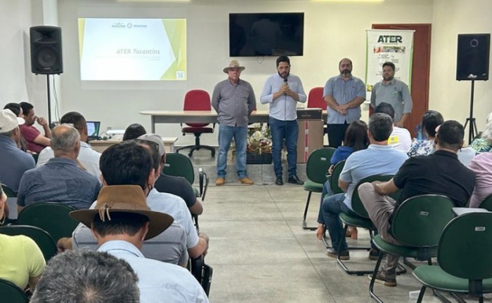 Pronunciamento do presidente do Ruraltins, Washington Ayres - Foto: Ruraltins/Governo do Tocantins
