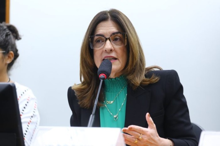 Deputada Rogéria Santos, que pediu o debate sobre a carência de geriatras - (Foto: Vinicius Loures/Câmara dos Deputados)