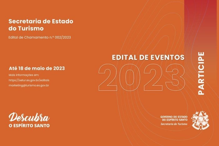 Setur divulga resultado final do chamamento para apoio a eventos no Espírito Santo