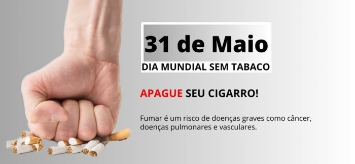 Sesa alerta sobre importância do Dia Mundial sem Tabaco