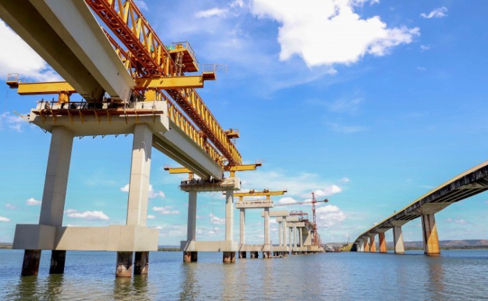 Obra recebeu investimento de R$ 149 milhões do Governo Estadual em parceria com o Banco de Brasília e está com mais de 65% de sua estrutura concluída - Foto: Aldemar Ribeiro/Governo do Tocantins