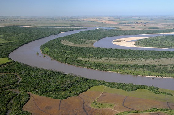 Rio Ibicuí (RS) - Foto: Zig Koch / Banco de Imagens ANA