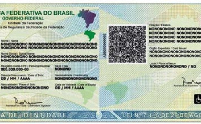 CIN será emitida em duas versões: física e digital, que possuem o mesmo layout e segurança - Foto: Segurança Pública/Governo do Tocantins