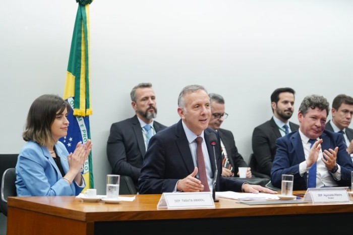 Aguinaldo Ribeiro garantiu que não haverá aumento da carga tributária - (Foto: Pablo Valadares / Câmara dos Deputados)