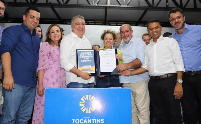 A solenidade de assinatura das Ordens de Serviços foi realizada no Centro Cultural Mauro Cunha - Foto: Esequias Araújo/Governo do Tocantins