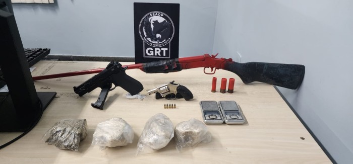 Cidade Mais Segura – SSP-AM apreende drogas e armas em invasão no Santa Etelvina
