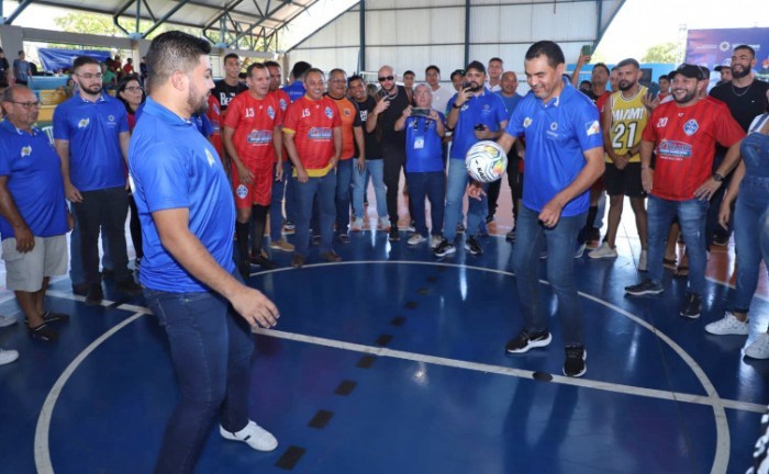 Durante a cerimônia de abertura, Wanderlei Barbosa destacou a importância dos Jogos dos Servidores como uma oportunidade para a promoção da saúde, integração e confraternização entre os servidores públicos - Foto: Aldemar Ribeiro/Governo do Tocantins