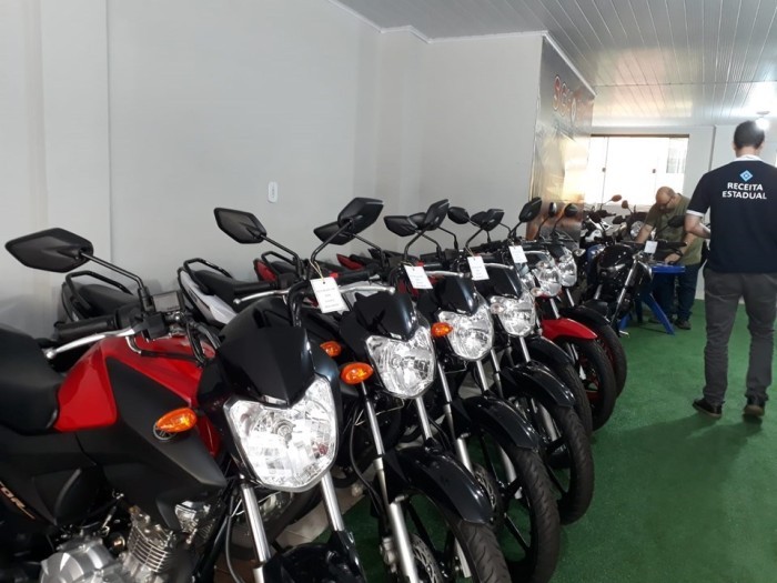 Sefaz apreende mais de 120 motocicletas por falta de documentação fiscal e autua revendedoras