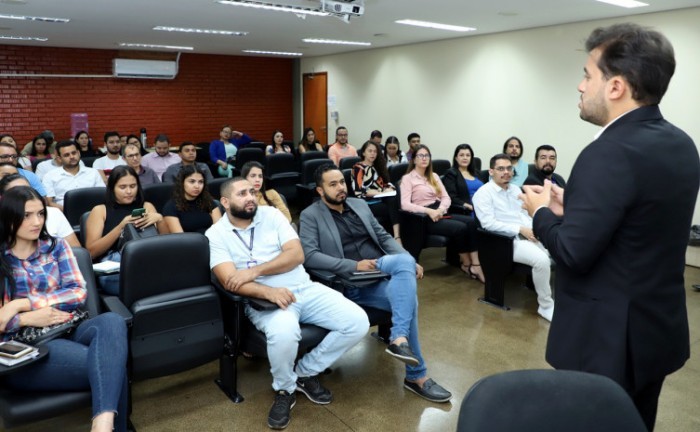 Durante a abertura do evento, o secretário-chefe da CGE Tocantins destacou o alinhamento da iniciativa com os princípios da governança e da integridade pública - Foto: Fred Borges/Governo do Tocantins