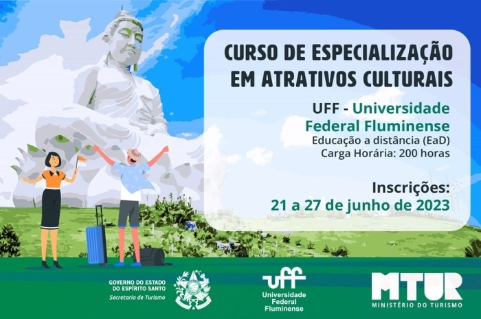 Ministério do Turismo lança curso de Especialização em Atrativos Culturais para o Espírito Santo